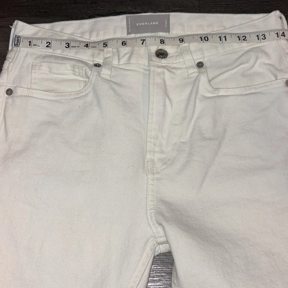 Everlane Boyfriend Jean Size 25 White - Picture 10 of 13